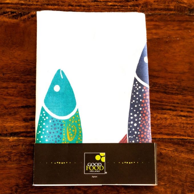 Salmon Of Knowledge Cotton Apron