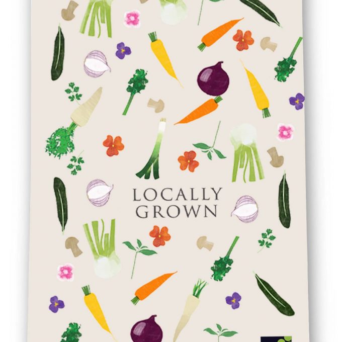 Locally Grown Tea Towel