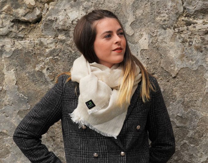 100% Irish Linen Scarf